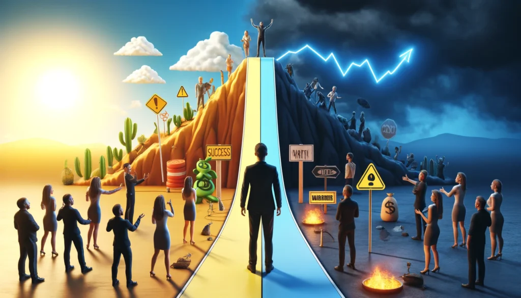 Vale a Pena Investir em Marketing Multinível? 2 imagem de um empresário sem saber se vale a pena investir em marketing multinível